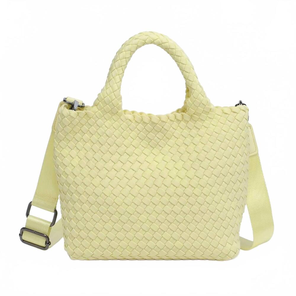 NEW SOL AND SELENE women's sky's the limit crossbody bag in butter